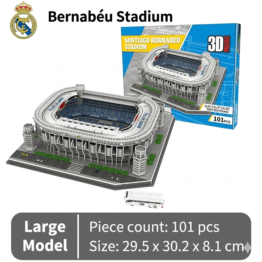 Bernabéu 3D Puzzle alternate angle